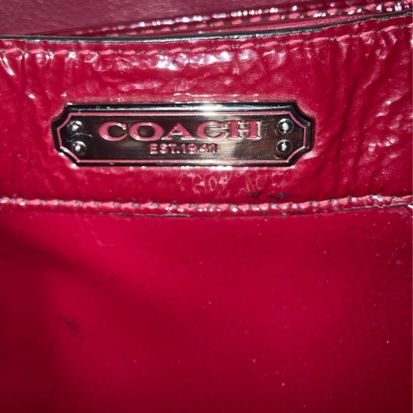 Coach Red Patent Leather Satchel 
NoH1293-F19705 - Picture 2 of 14
